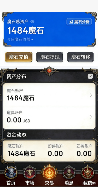 魔域野外打宝界面
